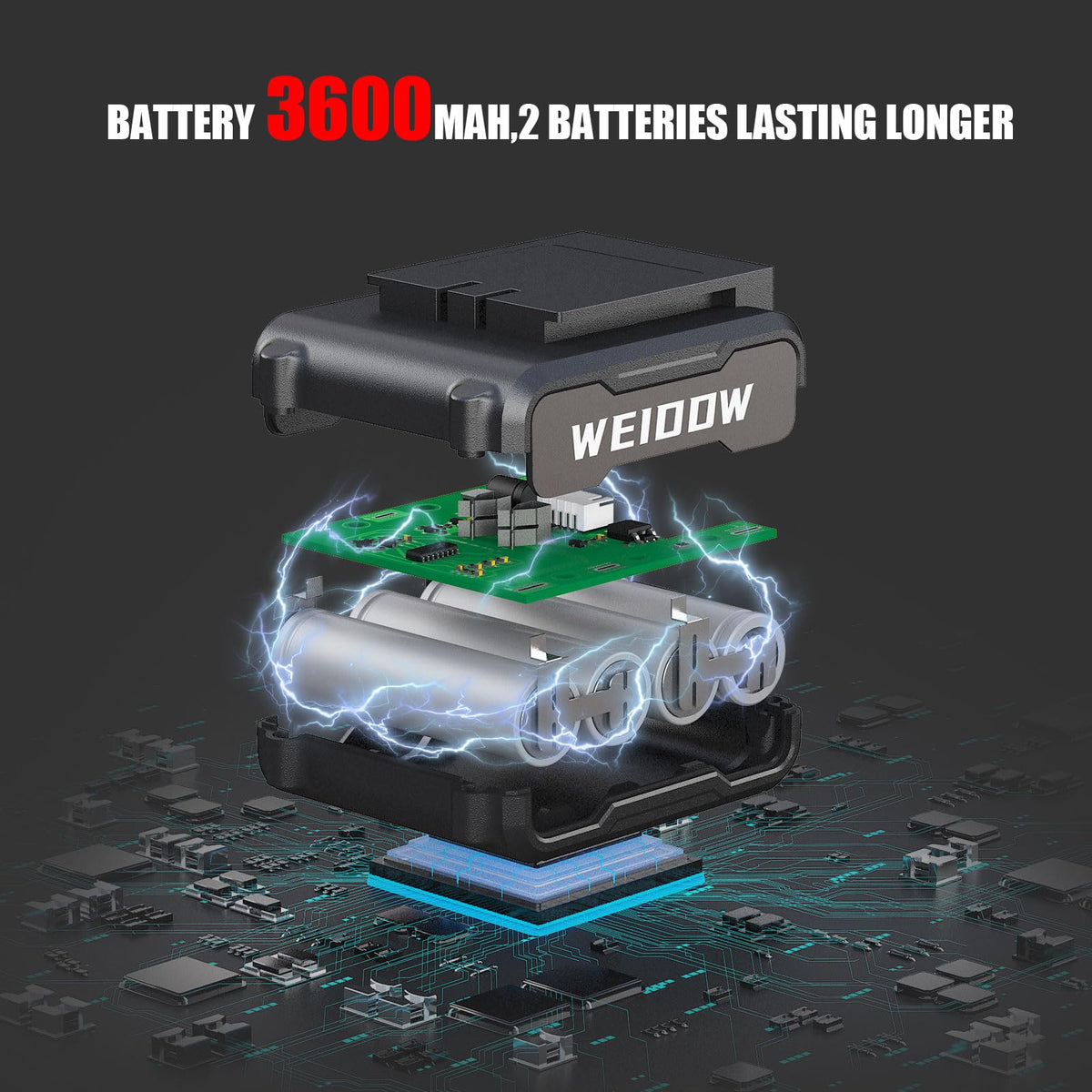 WEIDDW 360° green laser lines ensure precise tile layouts