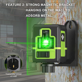 WEIDDW laser level on tripod setup for stable layout tasks