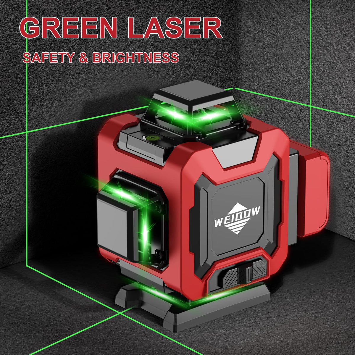 WEIDDW laser level remote control lets you adjust settings from afar