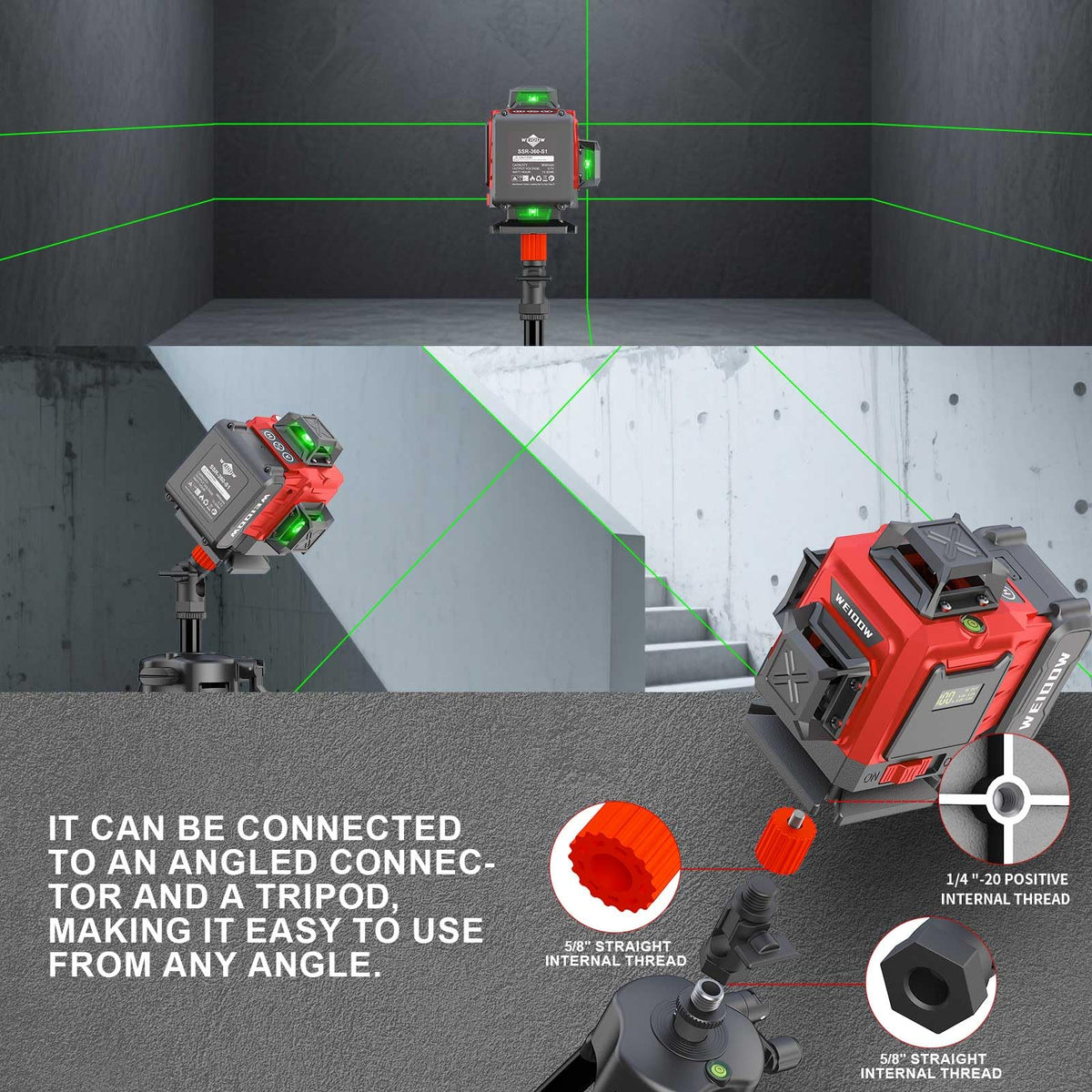 WEIDDW pulse mode with remote extends reach in bright spaces