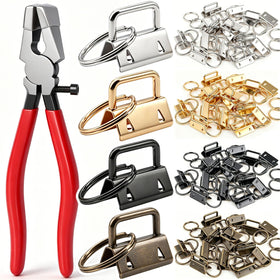 Weideer key fob plier and 40-piece hardware set for easy assembly