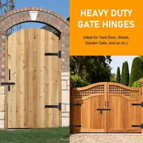 Weigreat hinge measures 13 inches for added gate stability.