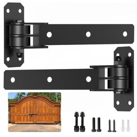 Weigreat heavy-duty gate hinge supports up to 900 lbs for large gates.