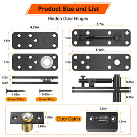 Weigreat telescopic-pin hinge eases up-down adjustment during installation