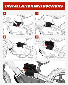 WEIGUZC Milwaukee M18 power option for extended Stacyc rides.