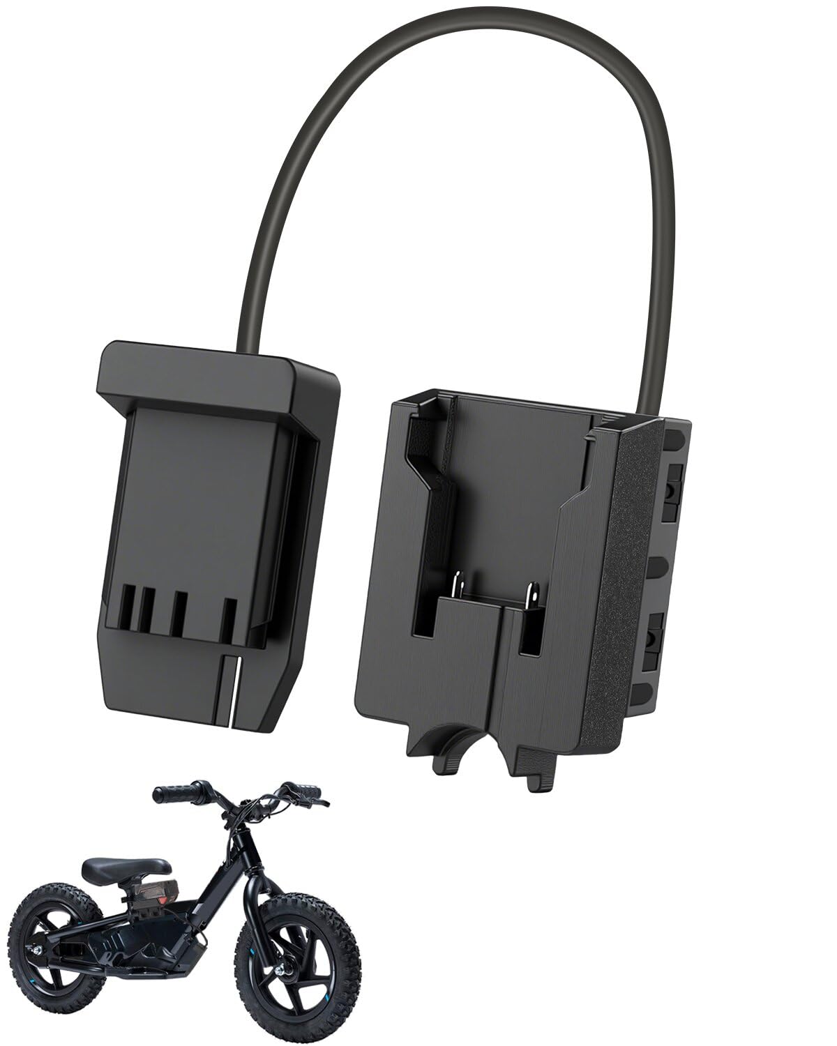 WEIGUZC battery adapter for Stacyc 12eDrive with Milwaukee M18 compatibility.