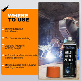Weiiaihua Anti Spatter for TIG welding shields nozzles and joints during precision welds.