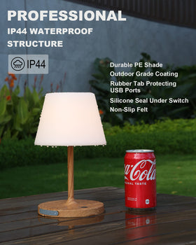 WEILAILUX touch-dimmable lamp enables easy brightness control at home.
