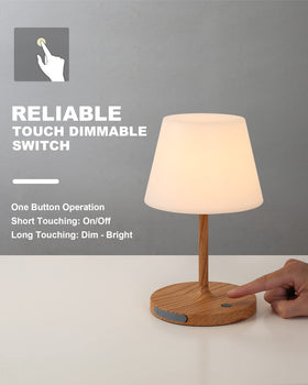 WEILAILUX lamp with USB-C charging port doubles as a power bank.