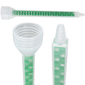 Weilan 1:1-1:2 ratio nozzle for two-part adhesives.