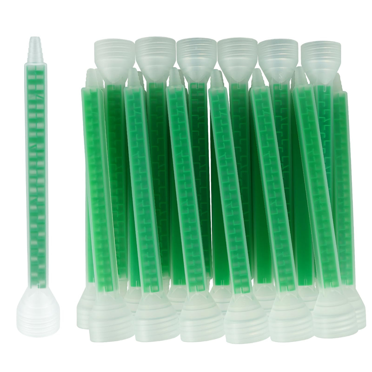 Weilanlewil 20-piece mixing nozzle square for precise resin and hardener blending