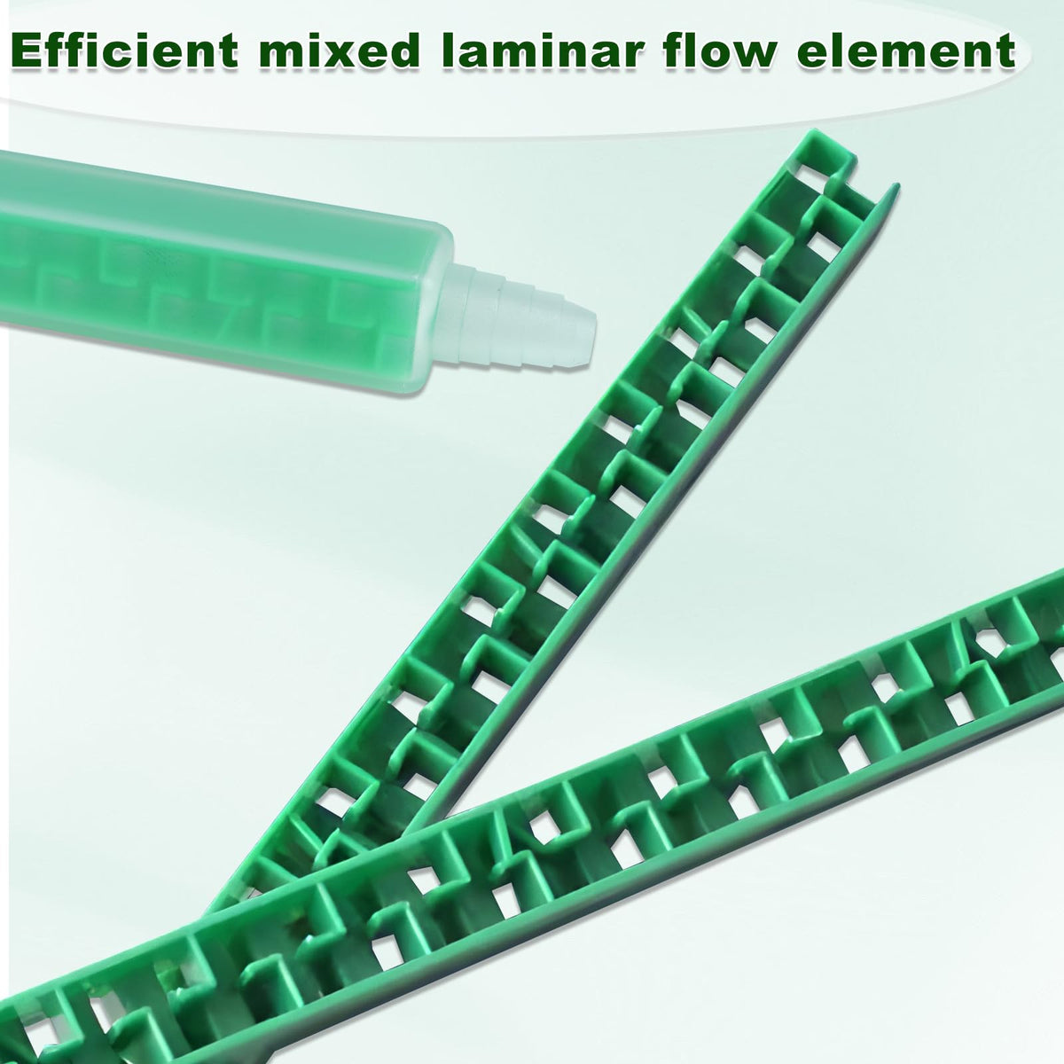 Weilanlewil flow-control mixing tips enable neat bead application