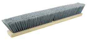 Weiler 42042 flagged silver bristles detail showing moisture-resistant wood block