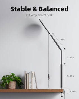 Weilisi edge-lit LED technology delivers even desk illumination
