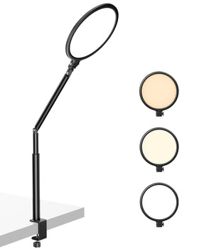 Weilisi packaging includes ring light and adapter for quick setup