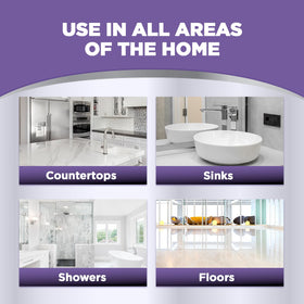 Weiman Granite and Stone Sealer protects a kitchen sink area.