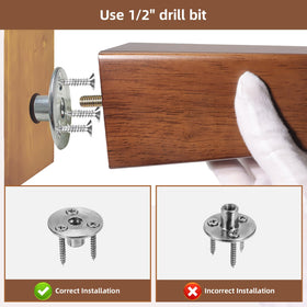 WEKIS set helps renew furniture with cohesive legs.