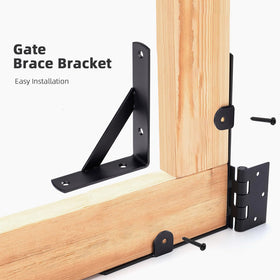 WEKIS anti sag gate kit pull ring with wire for latch operation