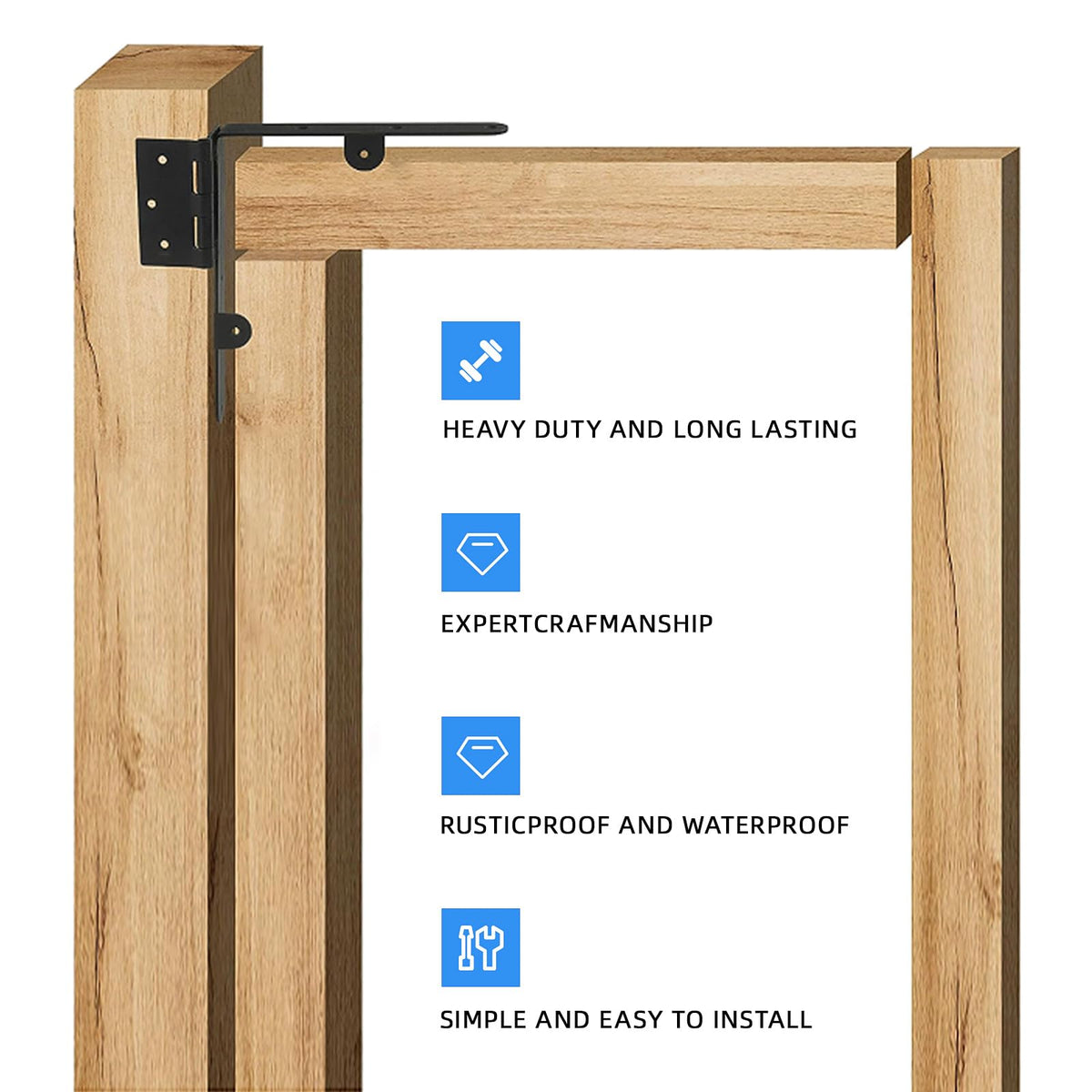 WEKIS anti sag gate kit universal left or right swing compatibility