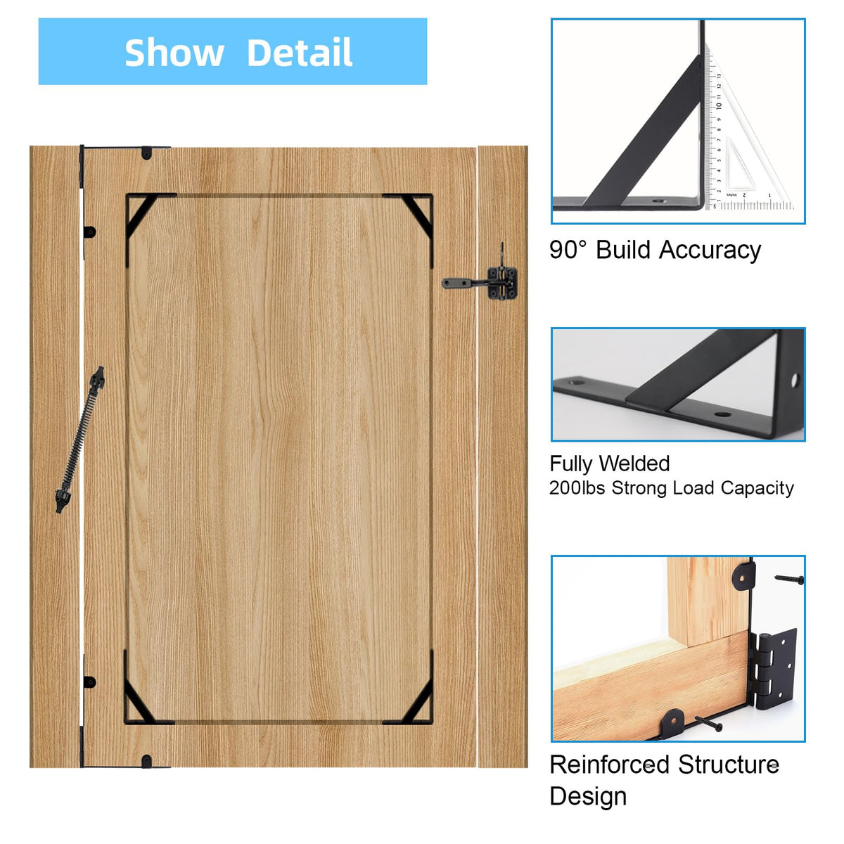 WEKIS gate bar supports latch alignment and durable mounting.