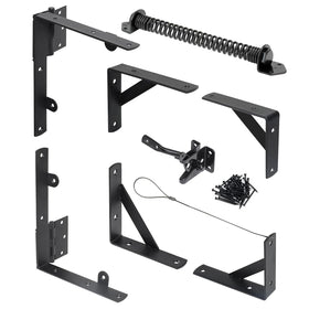 WEKIS fence gate kit hinges for smooth operation and anti sag.