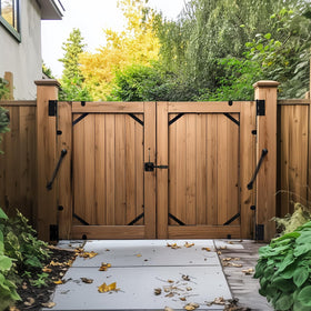 WEKIS installation guide shows simple steps for outdoor gate setup.