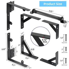 WEKIS self closing spring ensures hands free gate closure.