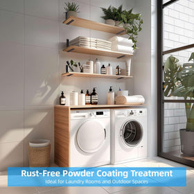WEKIS matte black finish provides durable, rust-resistant protection.