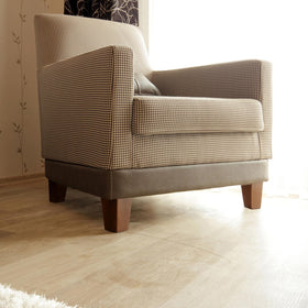 WEKIS mid-century style wood legs enhance room aesthetics.