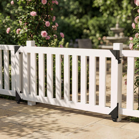WEKIS sliding gate inner bracket keeps the gate aligned during use.