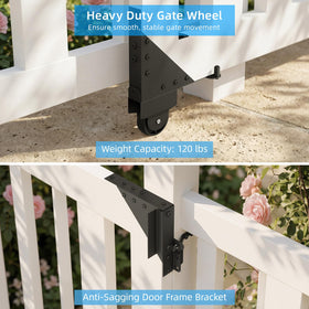 WEKIS sliding gate latch secures the gate with ease.