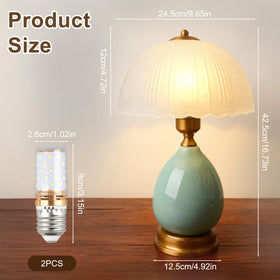 WELAISA bedside lamp completes bedroom or desk setup