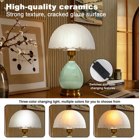 WELAISA green shade glows warmly for relaxing evenings