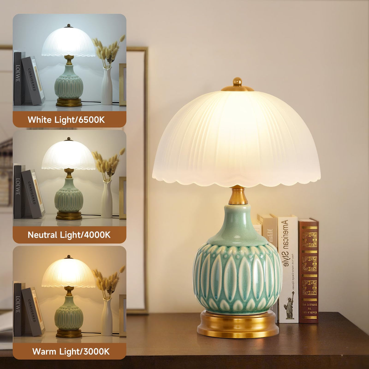 WELAISA includes an E27 LED bulb for immediate, energy-efficient use