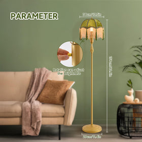 WELAISA Weilasa 62.7 inch tall lamp fits tall ceilings and spaces.