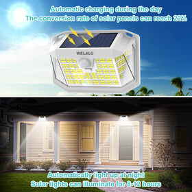 WELALO 270-degree wide-angle beam covers fences and patios for safer perimeters