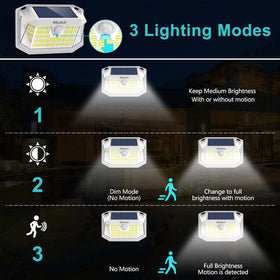 WELALO IP65 waterproof design withstands rain on porches, yards, and gardens
