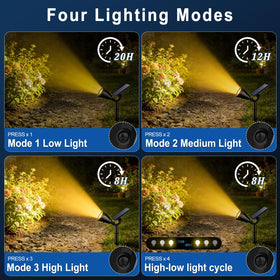 WELALO 14-LED spotlight delivers bright, focused illumination for pathways.