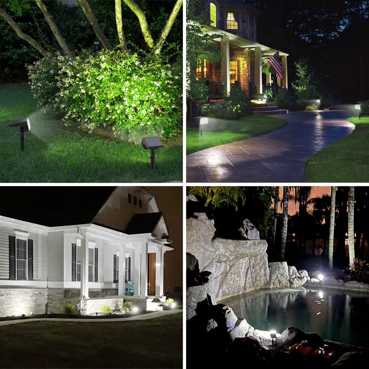 WELALO 65-LED garden spotlight delivers vibrant illumination with wide coverage.