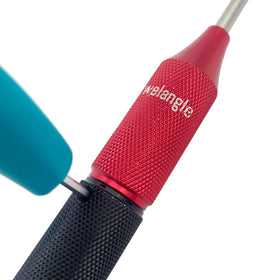 welangle J Tool Thumb Turn Bypass Tool metal detail highlights stainless steel.