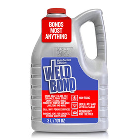 Weldbond easy cleanup with water keeps workspaces neat and efficient.
