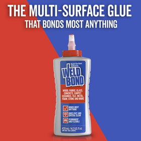 Weldbond non-toxic adhesive safe for home, school, and crafts.