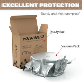 WelderElite out-of-the-box ready for gasless welding projects.