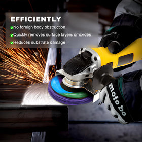 WelderElite rust-removal-disc removes rust and grime efficiently.
