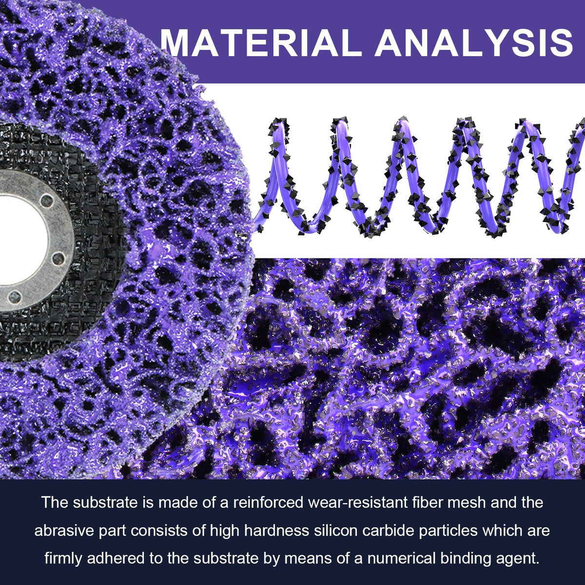 WelderElite silicon carbide-abrasive delivers durable, consistent finishing results.