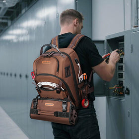 Welkinland 4-piece tool bags set keeping tools neatly grouped.