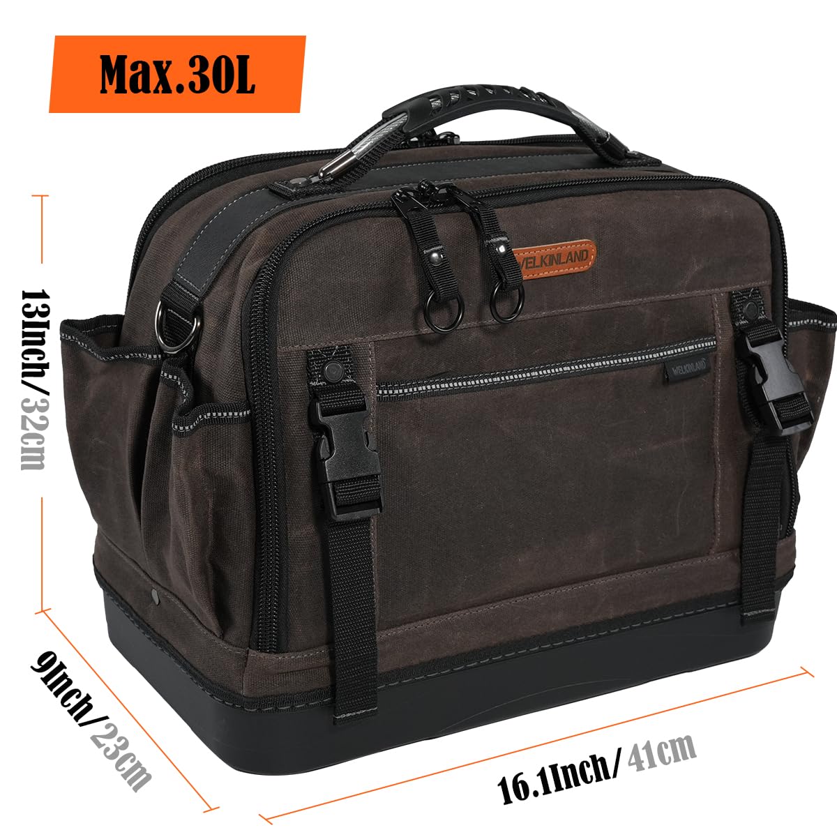 Welkinland 16-inch length helps balance heavy tool loads.