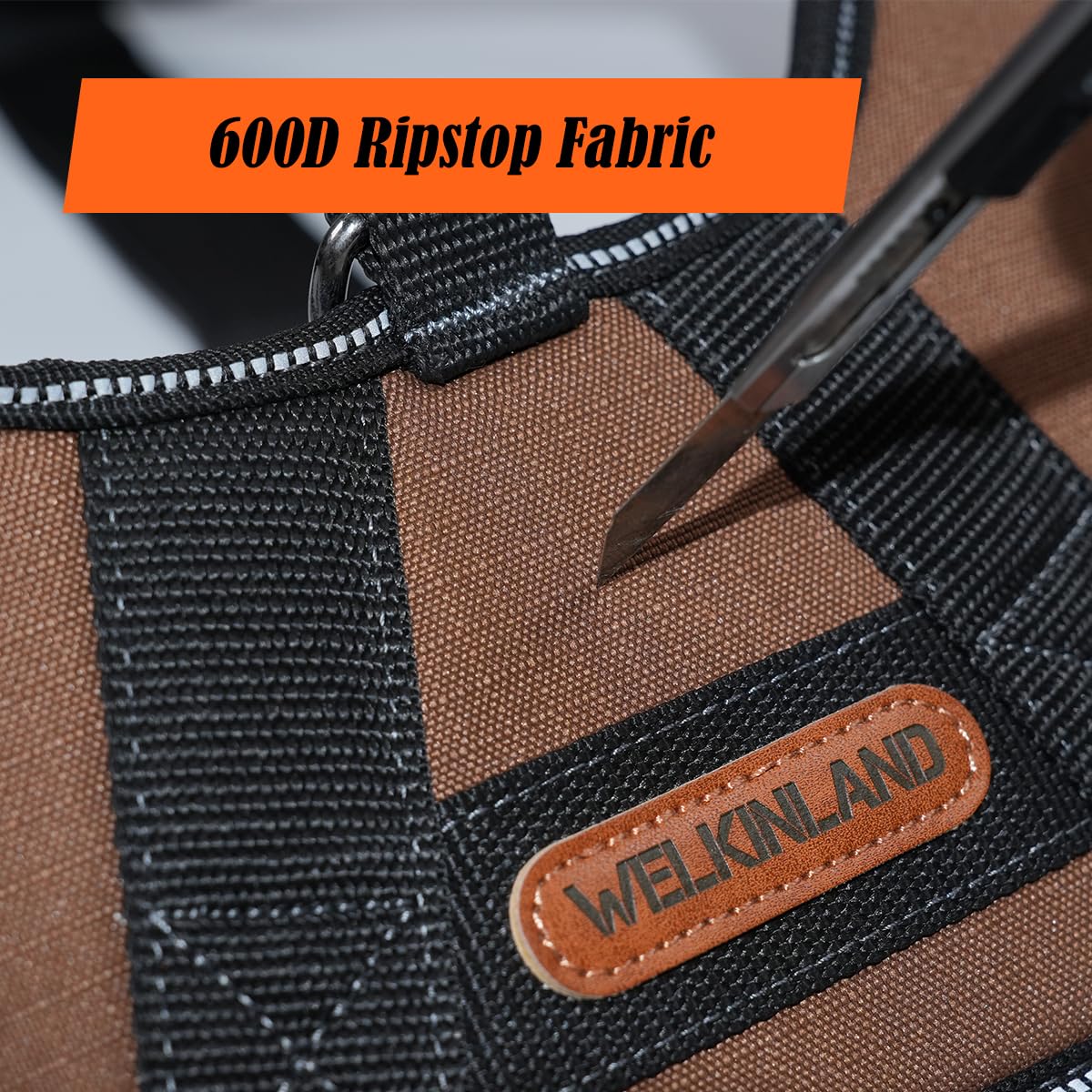 Welkinland quick-release buckle enables fast, secure tool belt setup.