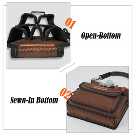Welkinland quick-access pockets image demonstrating 16 open-top slots.