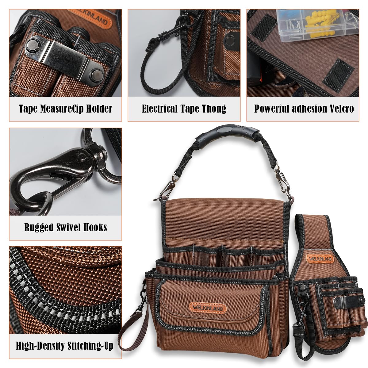 Welkinland removable carry handle shows handheld versatility.